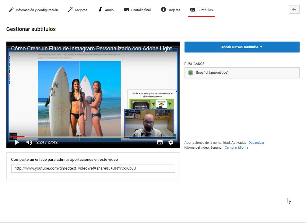 Aumentar el rendimiento en tus vídeos sociales con subtítulos